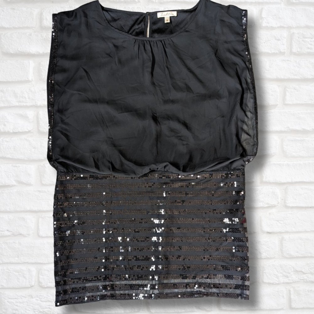 *Plus Size* Traditions Sequin Party Dress. Like New - Size 18